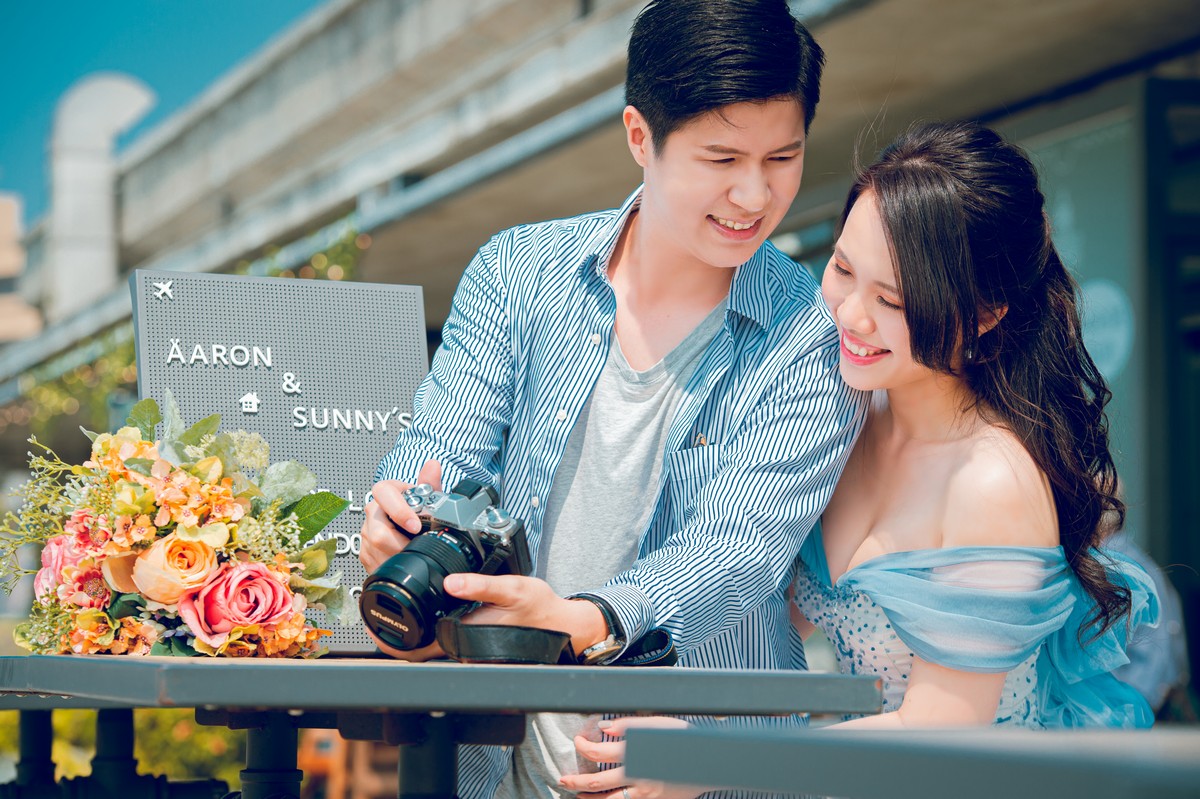 棧貳庫白色倉庫婚紗外拍